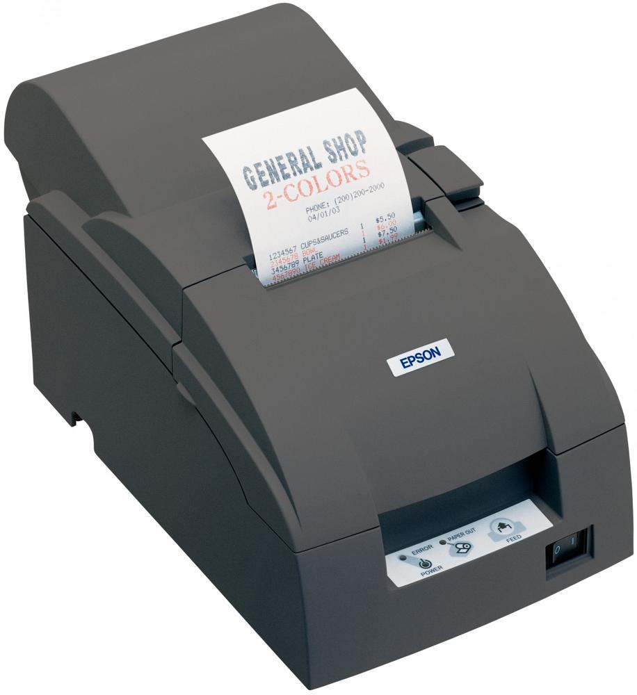 TM-U220A- Serial_ Cortador_ Journal_ Fuente de poder ( Case Color negro)