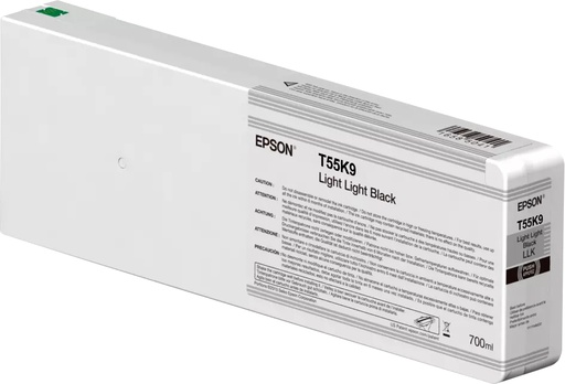 [T55K900] Cartucho de Tinta Gris Claro UltraChrome HD, 700 ML/P7000/9000  E3 N2